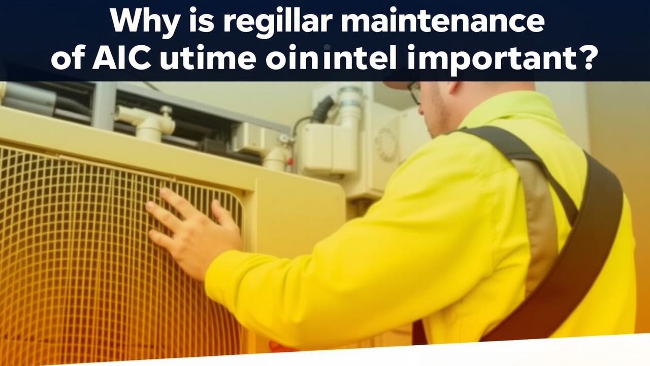 Why is regular maintenance of AC units important?